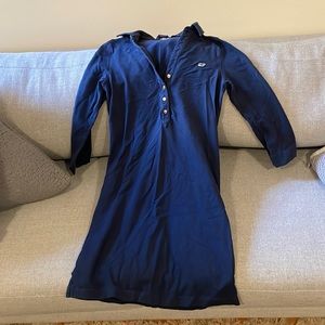 Vineyard Vines XS navy polo dress